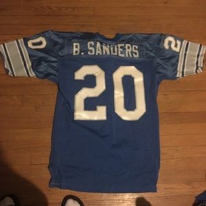 vintage Barry Sanders Jersey Detroit Lions